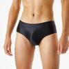 Freebily Men's Sissy Panties Briefs Smooth Glossy Low Rise Panties Underwear Bulge Pouch Panties Black Large view 4