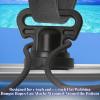 Atader Tie Downs for Kayak Track Mount, Track Mount Vertical Tie Downs for Securing Cooler, Crate and Other Kayak Accessories to Track, 2 Pcs, Black view 3