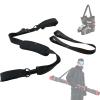 Cosmos Skis Strap Carrier and Pole Carrier - Adjustable Shoulder Sling Leash Skiing Accessory With Cushioned Holder Wrap & Shoulder Pad for Gear Travel Carrying With Boots Leash