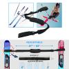Cosmos Skis Strap Carrier and Pole Carrier - Adjustable Shoulder Sling Leash Skiing Accessory With Cushioned Holder Wrap & Shoulder Pad for Gear Travel Carrying With Boots Leash view 2