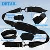 Cosmos Skis Strap Carrier and Pole Carrier - Adjustable Shoulder Sling Leash Skiing Accessory With Cushioned Holder Wrap & Shoulder Pad for Gear Travel Carrying With Boots Leash view 4