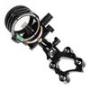 Archery 5 Pin Bow Sights Compound Bow Sight 0.019'' Optical Fiber CNC Aluminum Micro-Adjust Bow Sight with Bow Sight Light for Left-Handed and Right-Handed Universal view 1