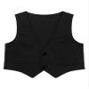 ranrann Kids Boys Formal Suit Vest Dressy Waistcoat Tuxedo Dress Vest for Wedding Prom Birthday Party Black 5 Years view 1