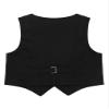 ranrann Kids Boys Formal Suit Vest Dressy Waistcoat Tuxedo Dress Vest for Wedding Prom Birthday Party Black 5 Years view 2