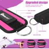 NEALFIT Ankle Strap for Cable Machine, Gym Ankle Cuff for Kickbacks, Leg Extensions, Glute Workouts, Booty Hip Abductors Exercise for Women and Men (Pink, Pair) view 3