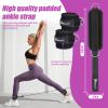 NEALFIT Ankle Strap for Cable Machine, Gym Ankle Cuff for Kickbacks, Leg Extensions, Glute Workouts, Booty Hip Abductors Exercise for Women and Men (Black, Pair) view 2