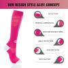 fenglaoda Compression Socks for Women Men 3 Pairs Graduated Compression Support Circulation Socks for Nurses view 3