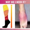 fenglaoda Compression Socks for Women Men 3 Pairs Graduated Compression Support Circulation Socks for Nurses view 4