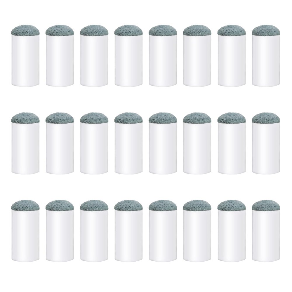 LLMSIX 24 Pieces 13 Mm Pool Cue Tips Pool Stick Tips Slip on Cue Tips Replacement Pool Table Accessories for Pool Stick Billiard Cue Tips Replacements for Pool Cues and Snooker(Blue)