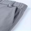 YiZYiF Boys Elastic Waist Pants Kids School Uniform Slacks Pants with Pockets 1-16 Years Grey 1-2 Years view 3