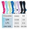 fenglaoda Compression Socks for Women Men 3 Pairs Graduated Compression Support Circulation Socks for Nurses view 2