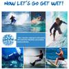 Skyone 2 Pieces Wetsuit,Neoprene Water Fin Sock Diving Wetsuits Sock 3MM for Women Men,Wet Suits for Women Men Full Body 3MM Neoprene Wetsuit Diving Suit in Cold Water view 3
