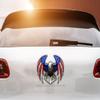 Kramer Bald Eagle USA American Flag Sticker for Car Vinyl Decal Truck Window Car Bumper Sticker (3"  2.5") view 2