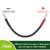 Roykaw 4 Gauge Golf Cart Battery Cables Fits Club Car Precedent 2008-Up 48 Volt Models, Heavy-Duty Pure Copper Tin-Coated Cable Lugs, Anti-Corrosion/Anti-Oxidation, 5 Pieces Set view 4