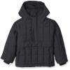 Amazon Essentials Boys' Quilted Pullover Jacket, Black, X-Small view 1