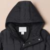 Amazon Essentials Boys' Quilted Pullover Jacket, Black, X-Small view 4