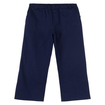 renvena Boys School Uniform Straight-Fit Flat-Front Dress Pants Navy Blue 4 Years