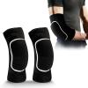 A Pair Elbow Pad, Breathable Adjustable Elbow Support for Men Women Kids Basketball, Volleyball, Biking, Tennis, Skating, Dancing, Preventing Injuries Pain Relief (Black) view 1
