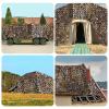 Fousam Camo Netting, Camouflage Netting Bulk Roll 10X10 10X20 20X20 for Hunting Party Decoration Sunshade view 4