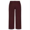 renvena Boys School Uniform Straight-Fit Flat-Front Dress Pants Burgundy 4 Years view 4