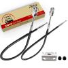 Roykaw EZGO Golf Cart Brake Cable Set, Both Driver & Passenger Side for TXT/Medalist 1994-Up Gas/Electric Models, Replaces OEM # 70716-G03, 70273-G03, 70969-G03 view 1