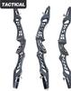 21/23/25 Inch ILF Recurve Bow Riser Aluminum CNC Milling Recurve Bow Riser Targeting Takedown Recurve Bow Riser Right Handed ILF Device for RH and and LH (23 inch/Left Hand, Tactical) view 2