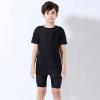 Blaward Youth Padded Compression Shirt Long Sleeve/Short Sleeve/Shorts Protective Pants for Football Paintball Baseball view 4