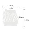Lastclream 80s Short Fishnet Gloves for Women Cosplay Costume Party Accessories Fingerless Mesh Fishnet Glove (White) view 4