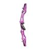 21/23/25 Inch ILF Recurve Bow Riser Aluminum CNC Milling Recurve Bow Riser Targeting Takedown Recurve Bow Riser Right Handed ILF Device for RH and and LH (23 inch/Left Hand, Purple) view 2