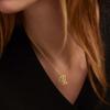100 Different Languages Necklace I LOVE YOU Initial H Jewelry For Her view 2