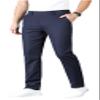 ESSYSHE Mens Slim Fit Flat Front Dress Pants Wrinkle Free Khaki Casual Pants 8252Navy A38x28 view 1
