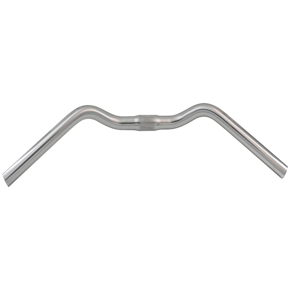 Bike Handlebar Aluminum Alloy Bicycle Handlebars for Fixed Gear Bikes MTB Road Bikes 600*25.4mm Silver