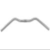 Bike Handlebar Aluminum Alloy Bicycle Handlebars for Fixed Gear Bikes MTB Road Bikes 600*25.4mm Silver view 1