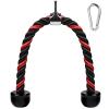 AWEFRANK Deluxe Tricep Rope Pull Down Cable, 27 & 36 Inch Rope Length, Easy to Grip & Non-Slip Cable Attachment for Gym Workout Exercise view 1