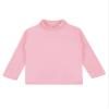 Hansber Kids Boys Girls Thermal Underwear Top Long Sleeve Sweater Turtleneck T-Shirts Winter Base Shirts Pink 9-10 view 3