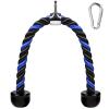 AWEFRANK Deluxe Tricep Rope Pull Down Cable, 27 & 36 Inch Rope Length, Easy to Grip & Non-Slip Cable Attachment for Gym Workout Exercise view 1