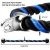 AWEFRANK Deluxe Tricep Rope Pull Down Cable, 27 & 36 Inch Rope Length, Easy to Grip & Non-Slip Cable Attachment for Gym Workout Exercise view 3