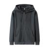 JEsilunmaMY Mens Casual Jackets Full Zip Long Sleeve Pocket Cardigan Hoodies Solid Color Lightweight Baseball Sweatshirts (Dark Grey,Large) view 1