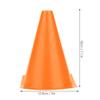 6pcs Traffic Cones Sport Training, Soccer Cones Soccer Practice Equipment for Soccer, Skating, Football, Basketball Training(Orange) view 4