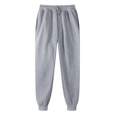 Womens High Waisted Baggy Sweatpants Drawstring Jogger Sweat Pants Workout Running Sports Baggy Harem Pants Joggers Grey