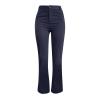 Womens Bootcut Yoga Dress Pants Stretch High Wasit Business Casual Work Pull On Wide Leg Pants Blue view 4