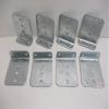 (8) Vertical Pontoon Boat Trailer Bunk Bolster L Brackets / 5" by 6" Galvanized view 1