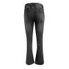 Women's Flare Bell Bottom Jeans Destroyed Elastic Waist Stretch Jeggings with Pockets Tassel Stretch Curvy Fit Jeans Black view 3