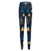Christmas Leggings for Women High Waist Ankle Elastic Tights Xmas Santa Printed Ankle Elastic Tights Legging view 3