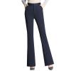 Womens Bootcut Dress Pants with Pockets Stretch High Wasit Business Casual Work Wide Leg Work Pants Blue view 1
