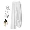 Womens High Waist Bootcut Dress Pants High Waisted Yoga Pants with Pockets Office Business Casual Wide Leg Work Pants White view 2