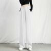 Womens High Waist Bootcut Dress Pants High Waisted Yoga Pants with Pockets Office Business Casual Wide Leg Work Pants White view 3