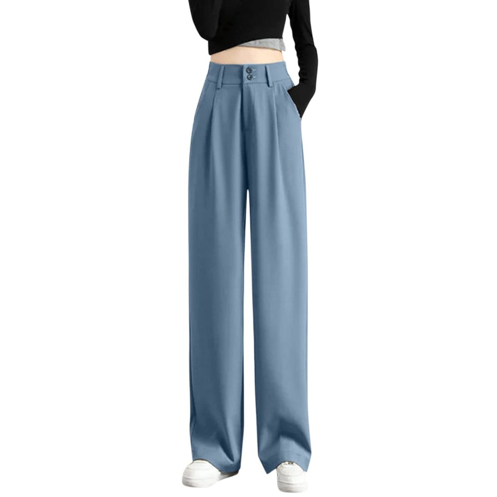 Bootcut Yoga Pants for Women Stretch High Wasit Business Casual Petite Yoga Work Wide Leg Pants Grey
