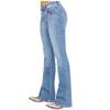 Bell Bottom Jeans for Women Classic High Waist Totally Shaping Slim Fit Hem Denim Flared Pants view 1