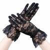 Fafcitvz Women Party Lace Gloves Bridal Opera Evening Wedding Tea Party Prom Cosplay (Black Lace) view 1